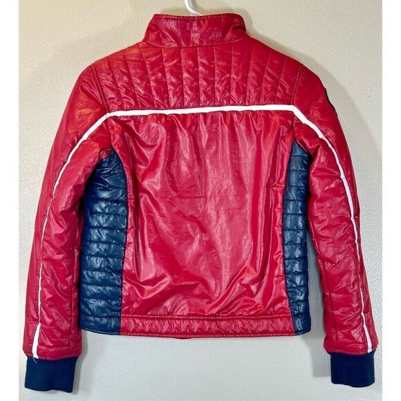 VINTAGE UNITED COLORS OF BENETTON KIDS PUFFER JACKET LARGE - Picture 6 of 14